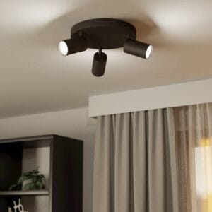 Svítidlo EGLO černá ocel