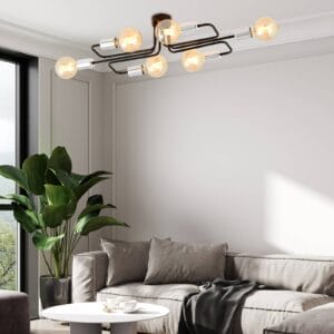 Svítidlo EMIBIG LIGHTING černá/stříbrná kov