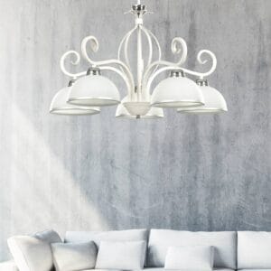 Svítidlo EMIBIG LIGHTING bílá kov/sklo