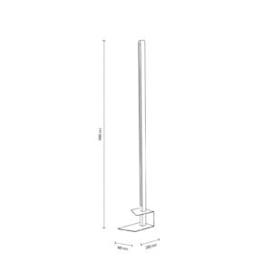 Svítidlo Envostar dřevo tmavé/černá borovicové dřevo mořené/kov