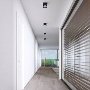 Svítidlo Euluna černá překližka/ocel