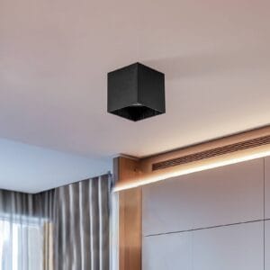 Svítidlo Euluna černá hliník