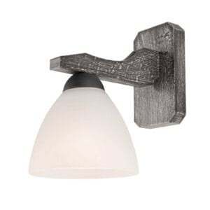 Svítidlo Euluna buk grafit/bílá dřevo/sklo