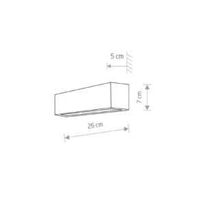 Svítidlo Euluna bílá ocel/plast