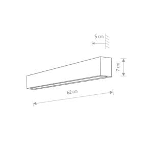 Svítidlo Euluna bílá Ocel/plast