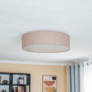 Svítidlo Euluna cappuccino textil/folie/kov