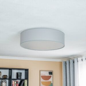 Svítidlo Euluna šedá textil/folie/kov