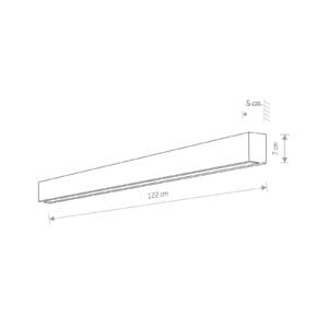 Svítidlo Euluna černá Ocel/plast