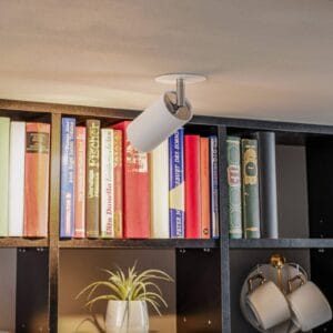 Svítidlo Euluna bílý/chrom ocel