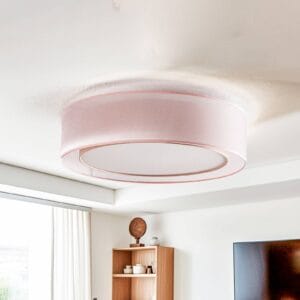 Svítidlo Euluna cappuccino textil/folie/kov