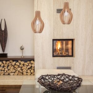 Svítidlo Euluna přírodní barva překližka/ocel