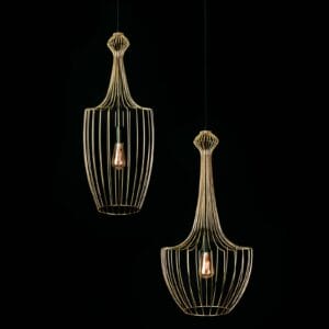 Svítidlo Euluna zlatý ocel