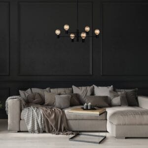 Svítidlo Euluna černá ocel