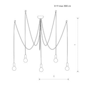 Svítidlo Euluna bílá ocel