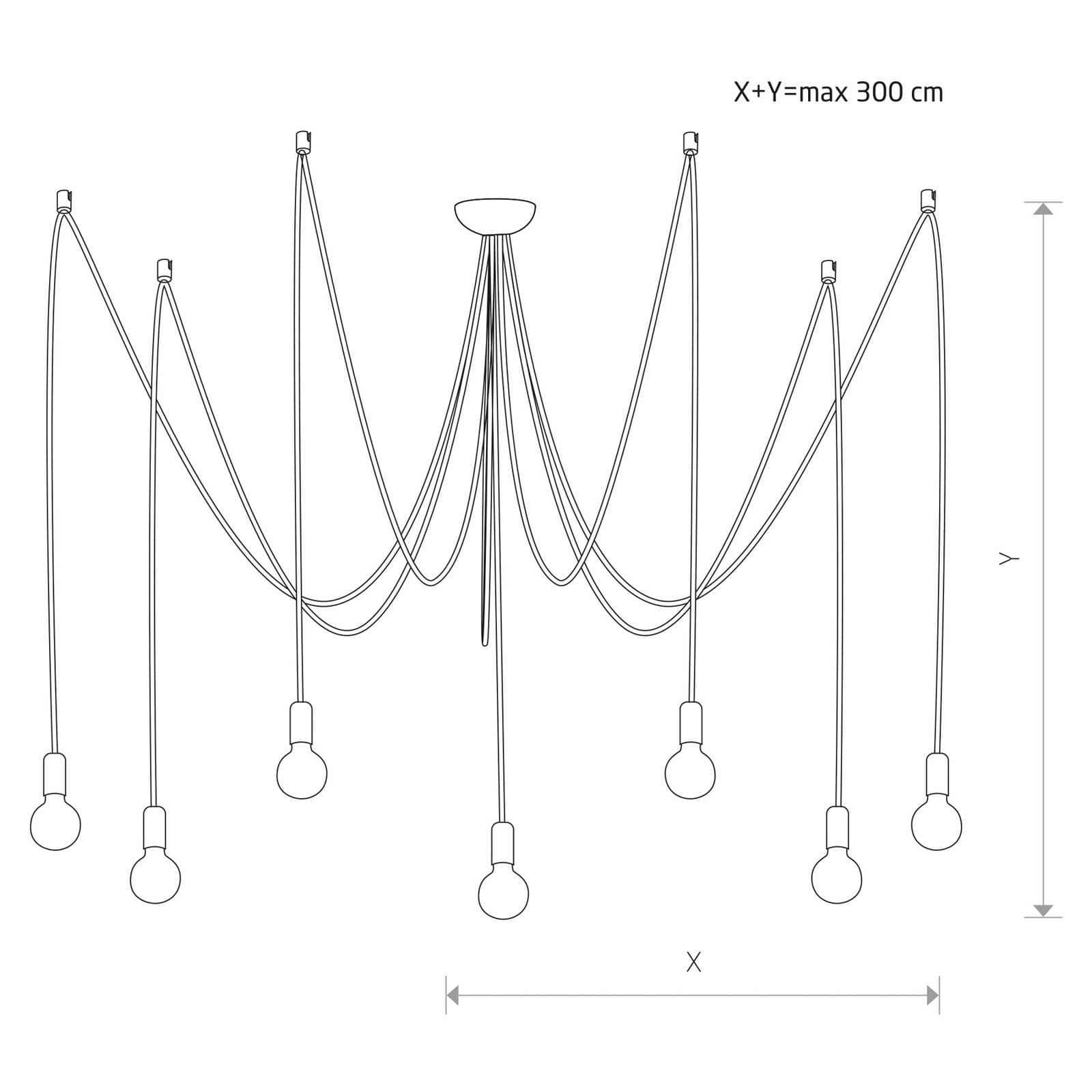 Svítidlo Euluna bílá ocel