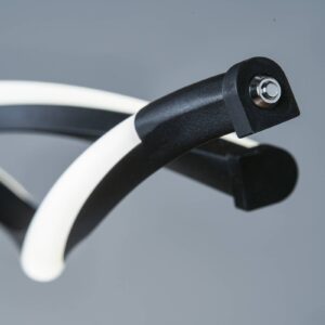 Svítidlo FISCHER & HONSEL černá matná/bílá satinovaná kov/akryl