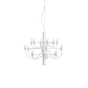 Svítidlo FLOS mražená/bílá ocel/mosaz