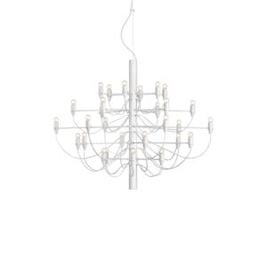 Svítidlo FLOS čirá/bílá ocel/mosaz