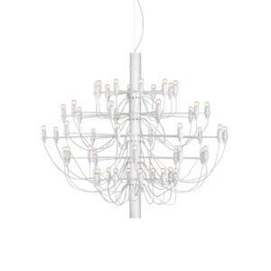 Svítidlo FLOS čirá/bílá ocel/mosaz