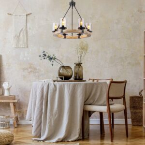 Svítidlo Globo tmavě hnědá/kouřově šedá tónovaná/černá dřevo/sklo/kov