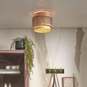 Svítidlo Good & Mojo přírodní/černá bambus/železo