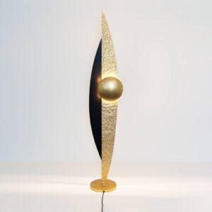 Svítidlo Holländer zlatá/černá/hnědá železo