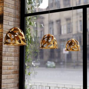 Svítidlo Holländer zlatá železo