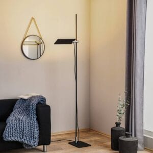 Svítidlo ICONE černá/stříbrná hliník