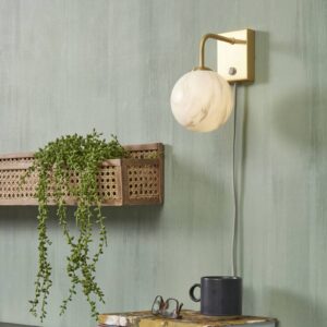 Svítidlo It's about RoMi bílá mramorovaná/zlatá sklo/kov