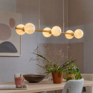 Svítidlo It's about RoMi bílo-šedá mramorovaná/zlatá sklo/kov