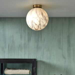 Svítidlo It's about RoMi bílá mramorovaná/zlatá sklo/kov