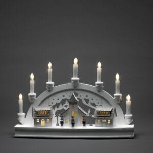 Svítidlo Konstsmide Christmas bílá dřevo