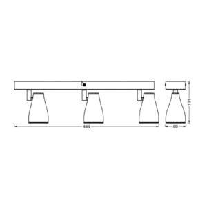 Svítidlo LEDVANCE bílá plast/kov