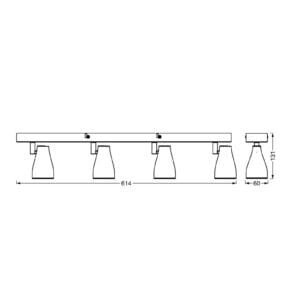 Svítidlo LEDVANCE bílá plast/kov