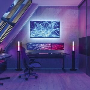 Svítidlo LEDVANCE SMART+ černá/opálová plast