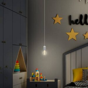 Svítidlo LEDVANCE bílá sádra/textil