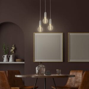 Svítidlo LEDVANCE bílá ocel/textil