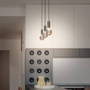 Svítidlo LEDVANCE chrom ocel/textil