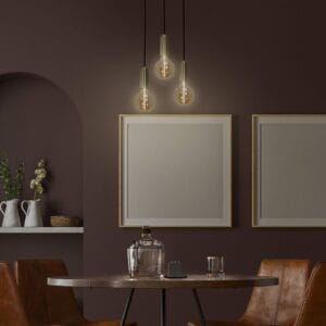 Svítidlo LEDVANCE zlatá ocel/textil