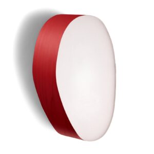 Svítidlo LZF LamPS červený/bílý dřevěná dýha/kov/plast