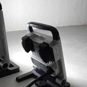 Svítidlo Ledino stříbrná/černá Hliníkový odlitek/plast/sklo