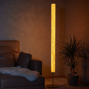 Svítidlo LeuchtNatur bříza/černá dřevo/ocel/akryl