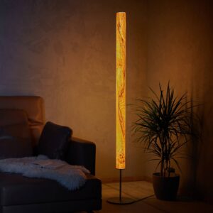 Svítidlo LeuchtNatur jasan/černá dřevo/ocel/akryl