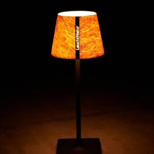 Svítidlo LeuchtNatur bříza/černá dřevo/kukuřičný škrob/kov