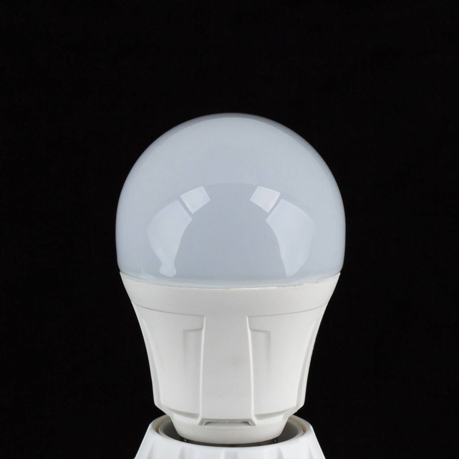 Lindby LED žárovka, sada 10 kusů, E27, 8, 5 W, matná, 3 000 K, Plastové, E27, 8.5W, Energetická třída: F, P: 11.2 cm - Image 3