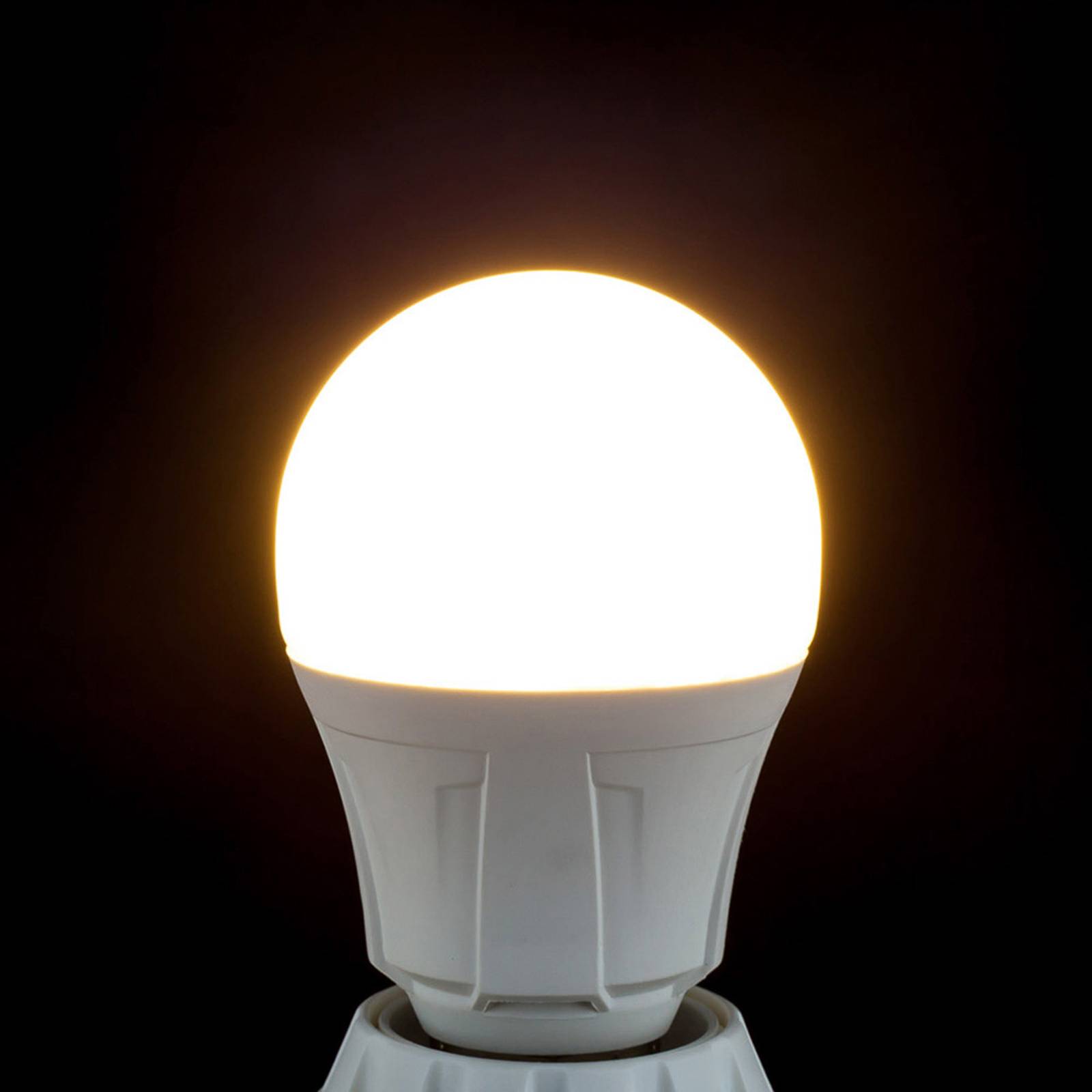 Lindby LED žárovka tvar žárovky E27 11W 830 sada 6ks, plast, E27, 11W, Energetická třída: F, P: 11.2 cm - Image 2