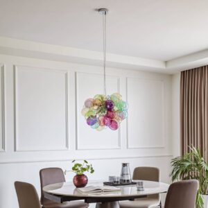 Svítidlo Lucande multicolour sklo