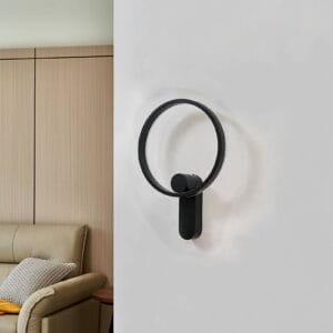 Svítidlo Lucande černá Železo/akryl