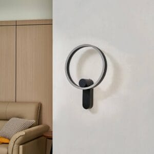 Svítidlo Lucande černá Železo/akryl