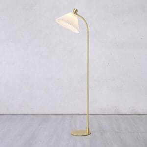 Svítidlo Markslöjd mosaz/bílá kov/látka